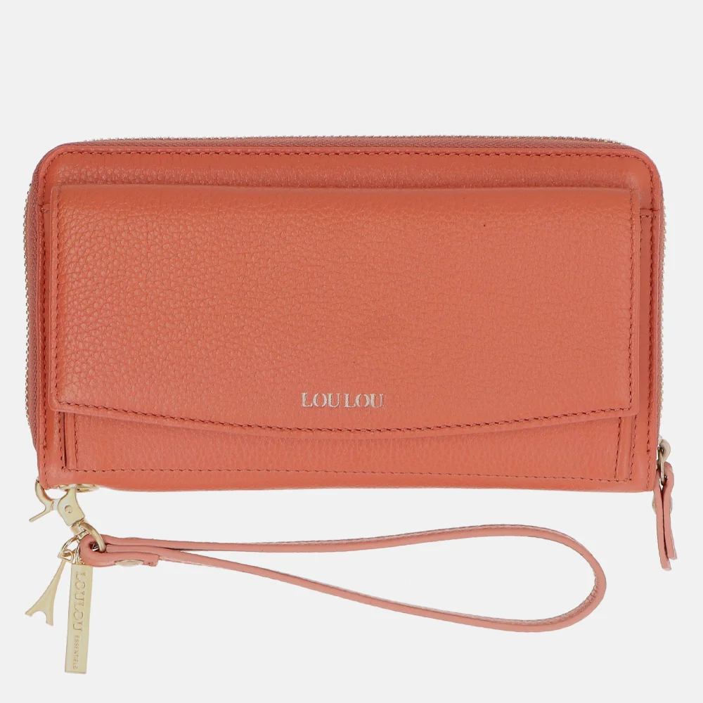 Loulou Essentiels SLB portemonnee apricot 019521 Oranje